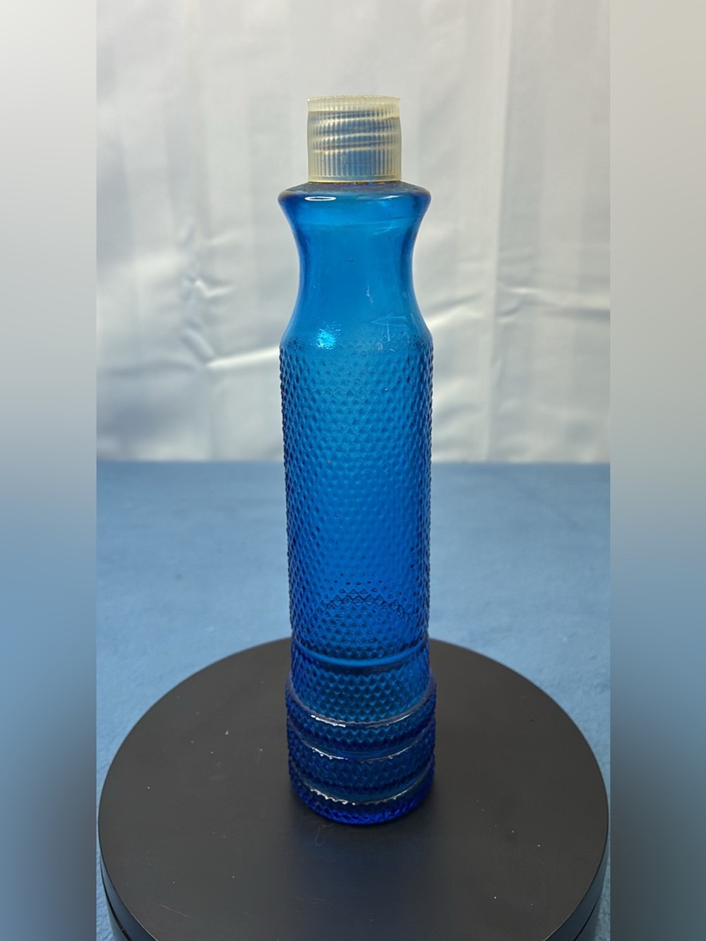 Avon Cobalt Blue Glass Bottle